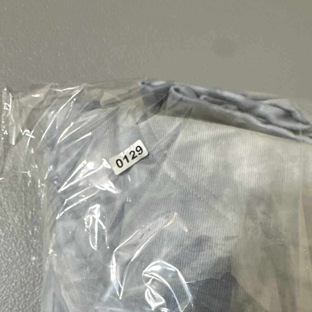Mountain Men's L Blue/Gray Fleece Pullover Hoodie Tie-Dye Eagle Graphic Pocket - Picture 10 of 10